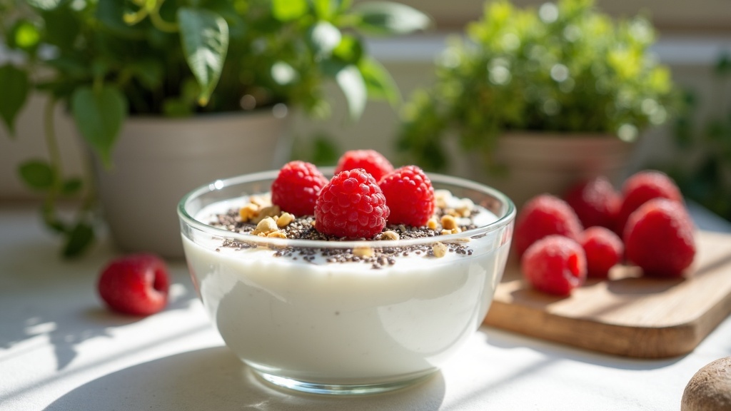 Görög joghurt friss bogyós gyümölcsökkel