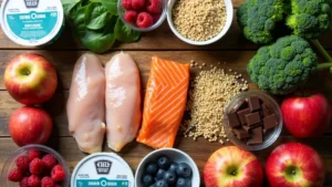 Tudatos bevásárlás asztalon