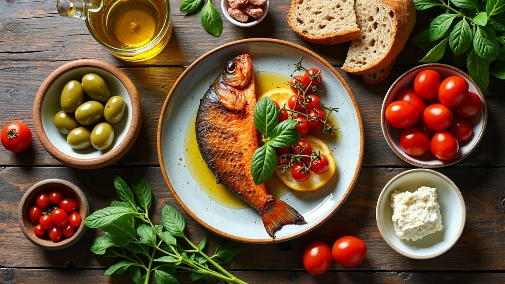 Mediterrán lakoma asztalon