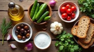 Mediterrán alapok egy asztalon