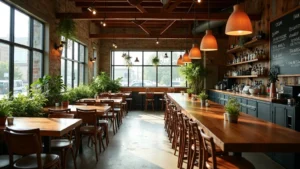 Újrafából épült barátságos belső tér