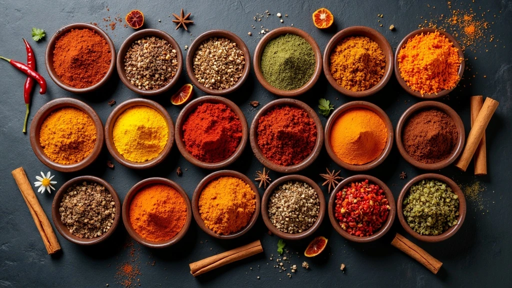 Fűszerkavalkád tálkákban