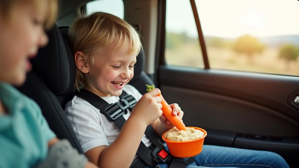 Gyerek zöldséget mártogat