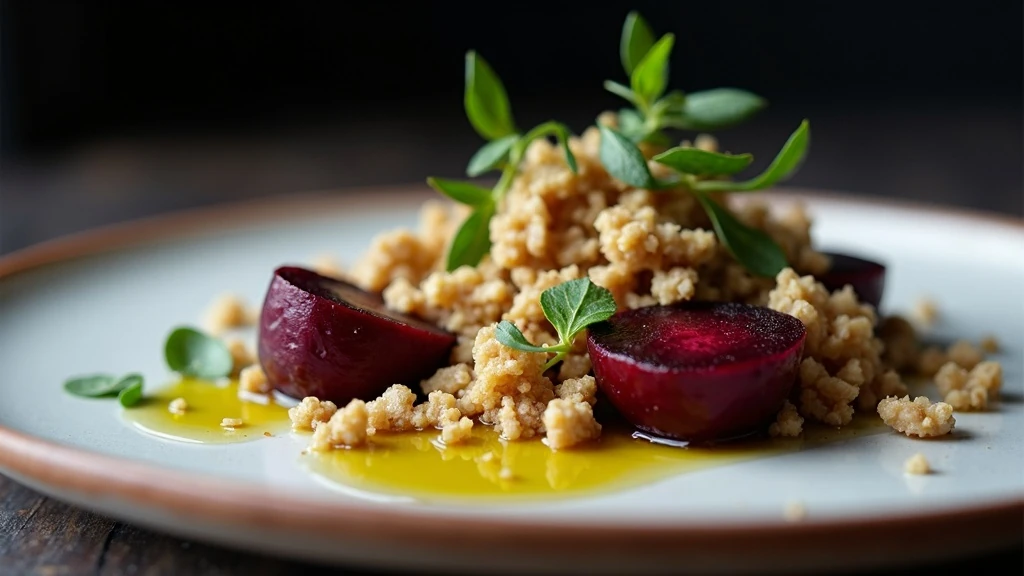 Minimalista vegán fine dining