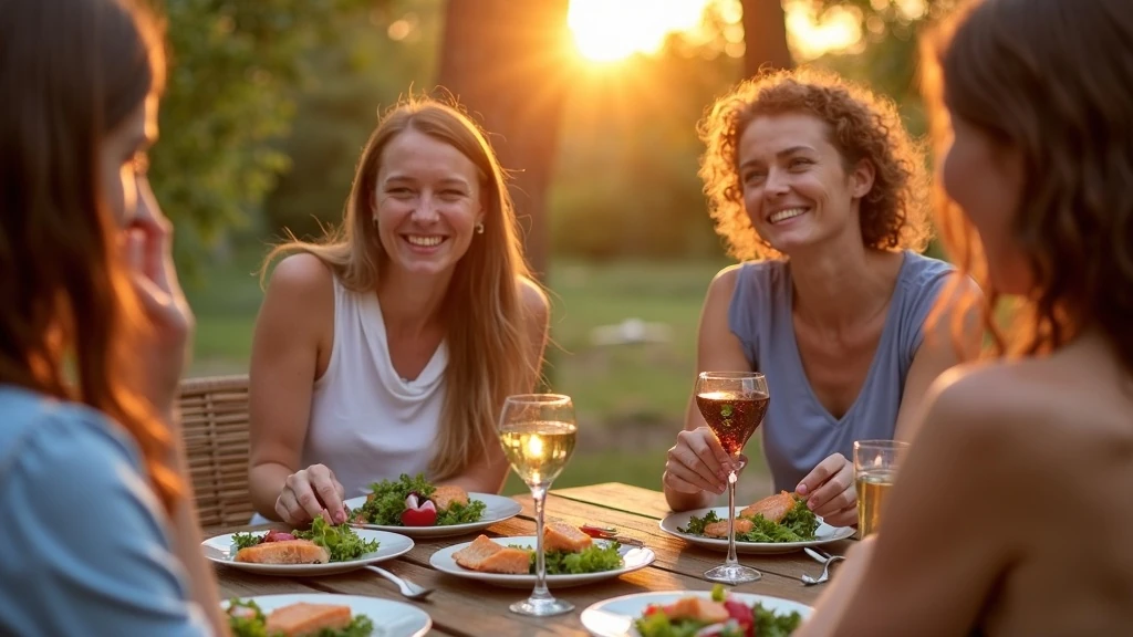 Kerti vacsora barátokkal