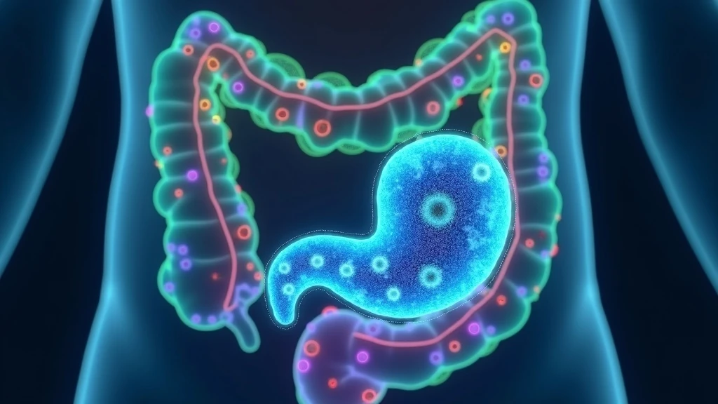 Barátságos bélbaktériumok illusztráció