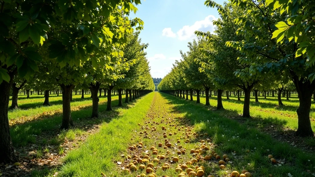 Őszi dióliget Magyarországon