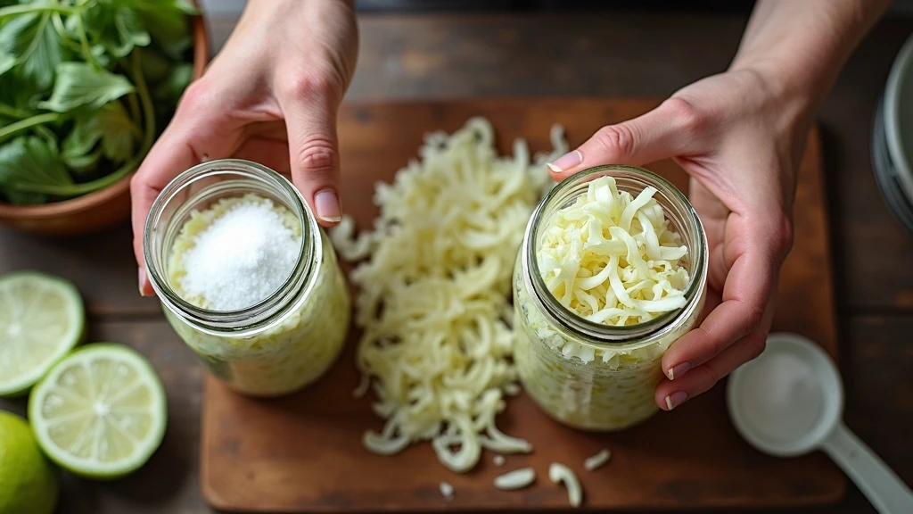 Káposzta befőzés folyamata