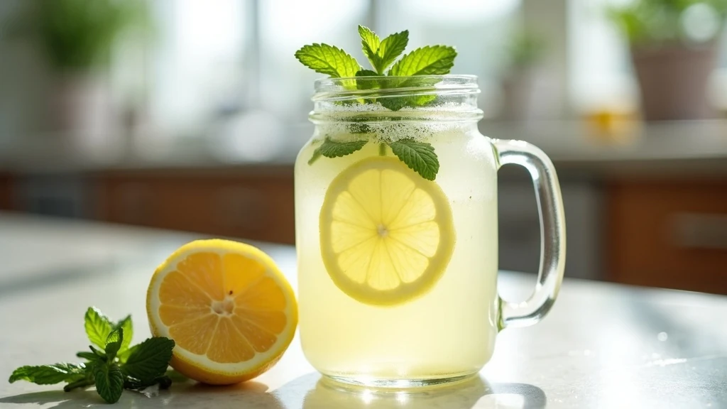 Diétás limonádé korsóban