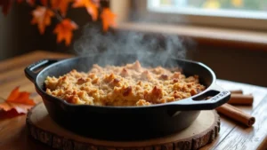 Friss morzsasütés ősziesen