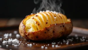 Ropogós burgonya közelről